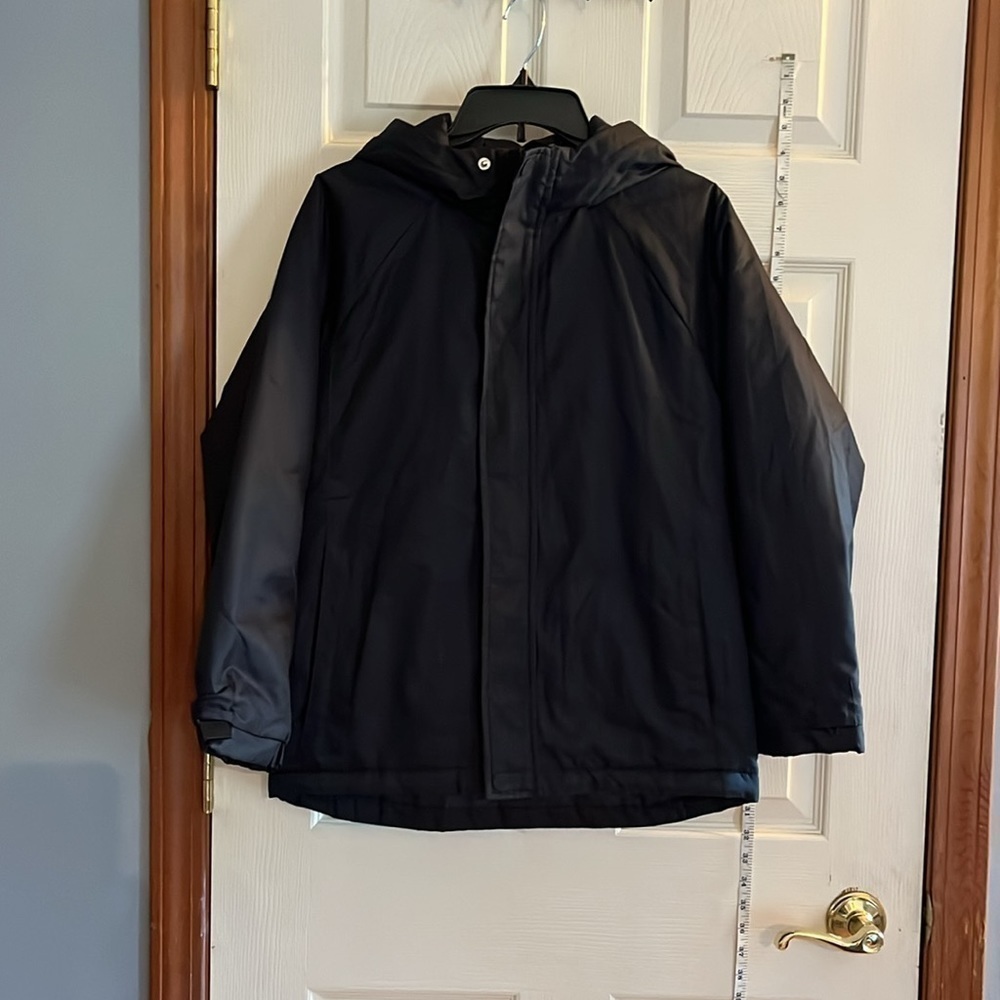 New-all in motion-L-black-Double full zip with Velcro and snaps jacket/coat